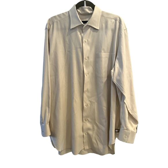 Robert Talbott Cream Colored Dress Shirt 16 - 34 - Picture 1 of 4